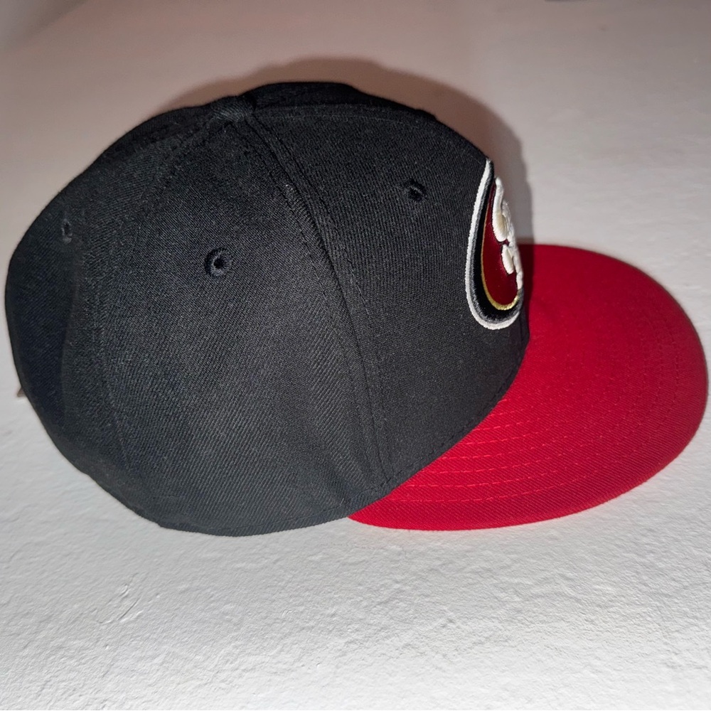 San Francisco 49ers New Era Fitted Hat Size 7 3/4 59FIFTY NFL - Picture 3 of 6